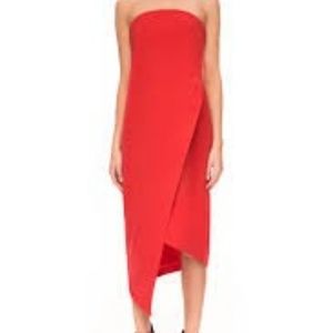 Keepsake Visionary Strapless Tulip Dress